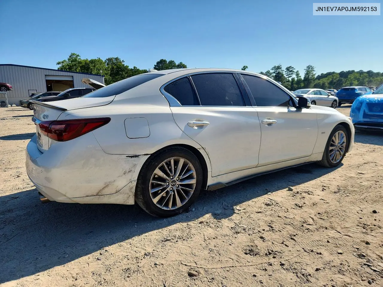 2018 Infiniti Q50 3.0T Luxe VIN: JN1EV7AP0JM592153 Lot: 61184016