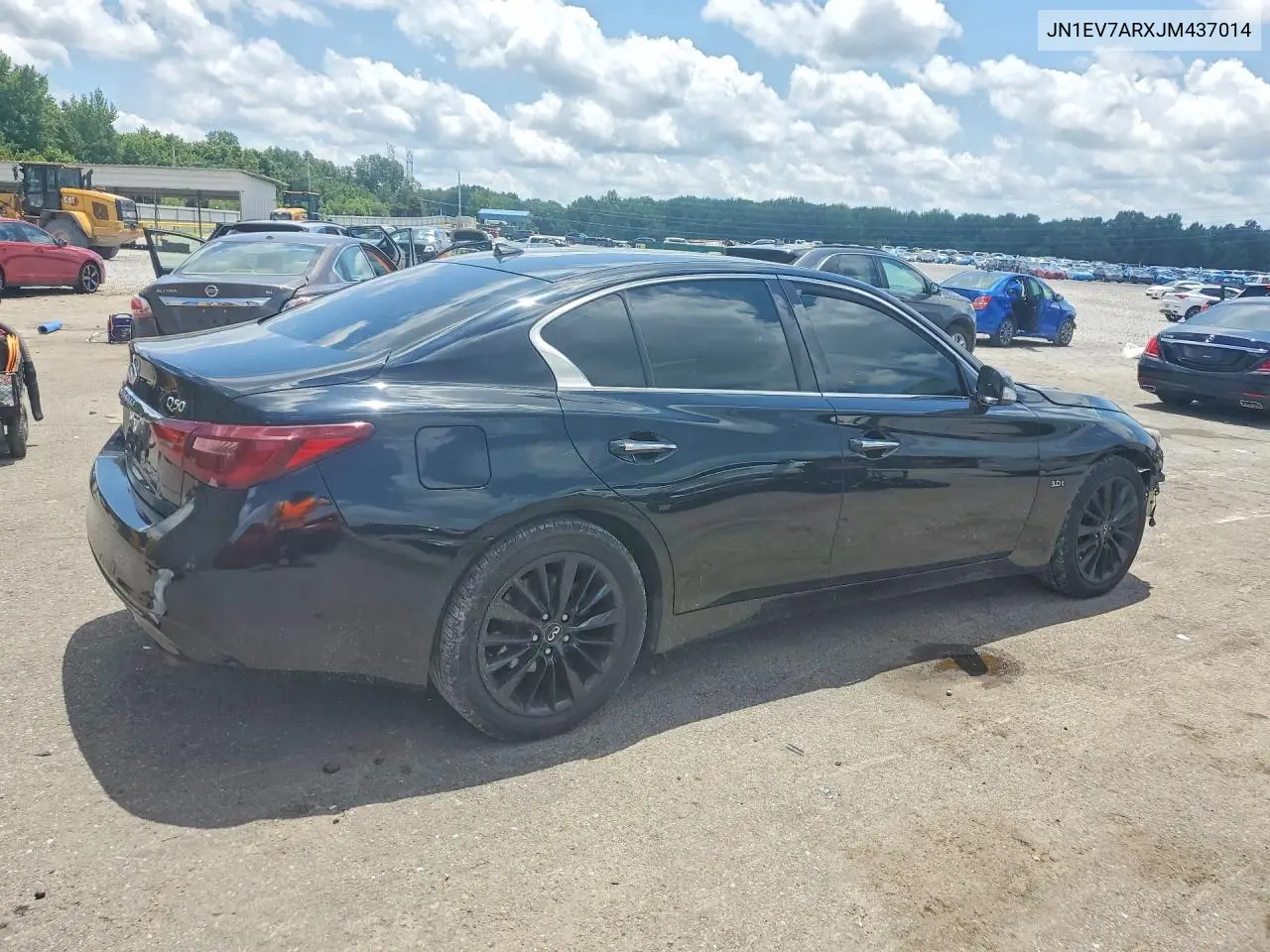 2018 Infiniti Q50 3.0T Luxe VIN: JN1EV7ARXJM437014 Lot: 61327346
