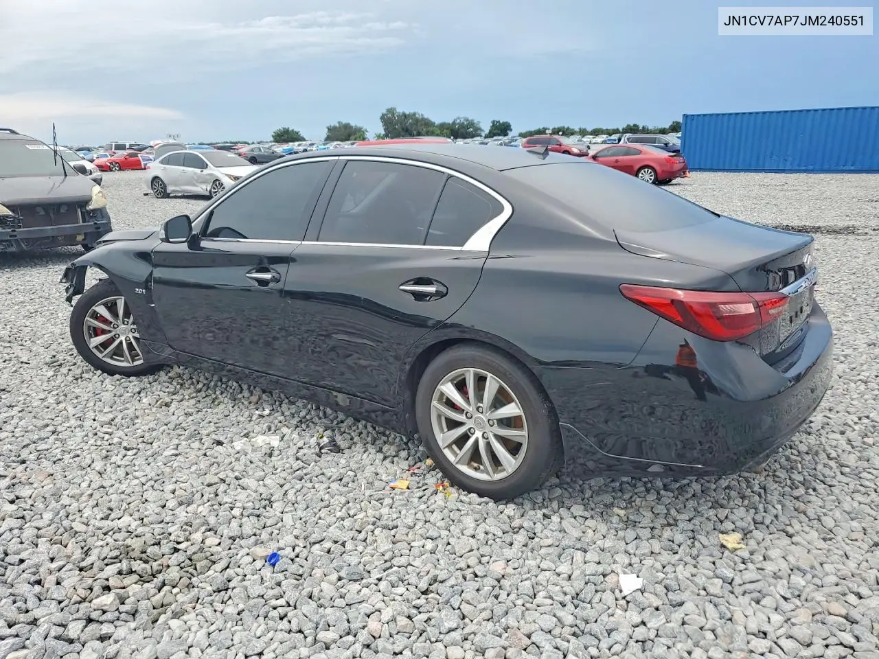 2018 Infiniti Q50 2.0T Luxe VIN: JN1CV7AP7JM240551 Lot: 61392686
