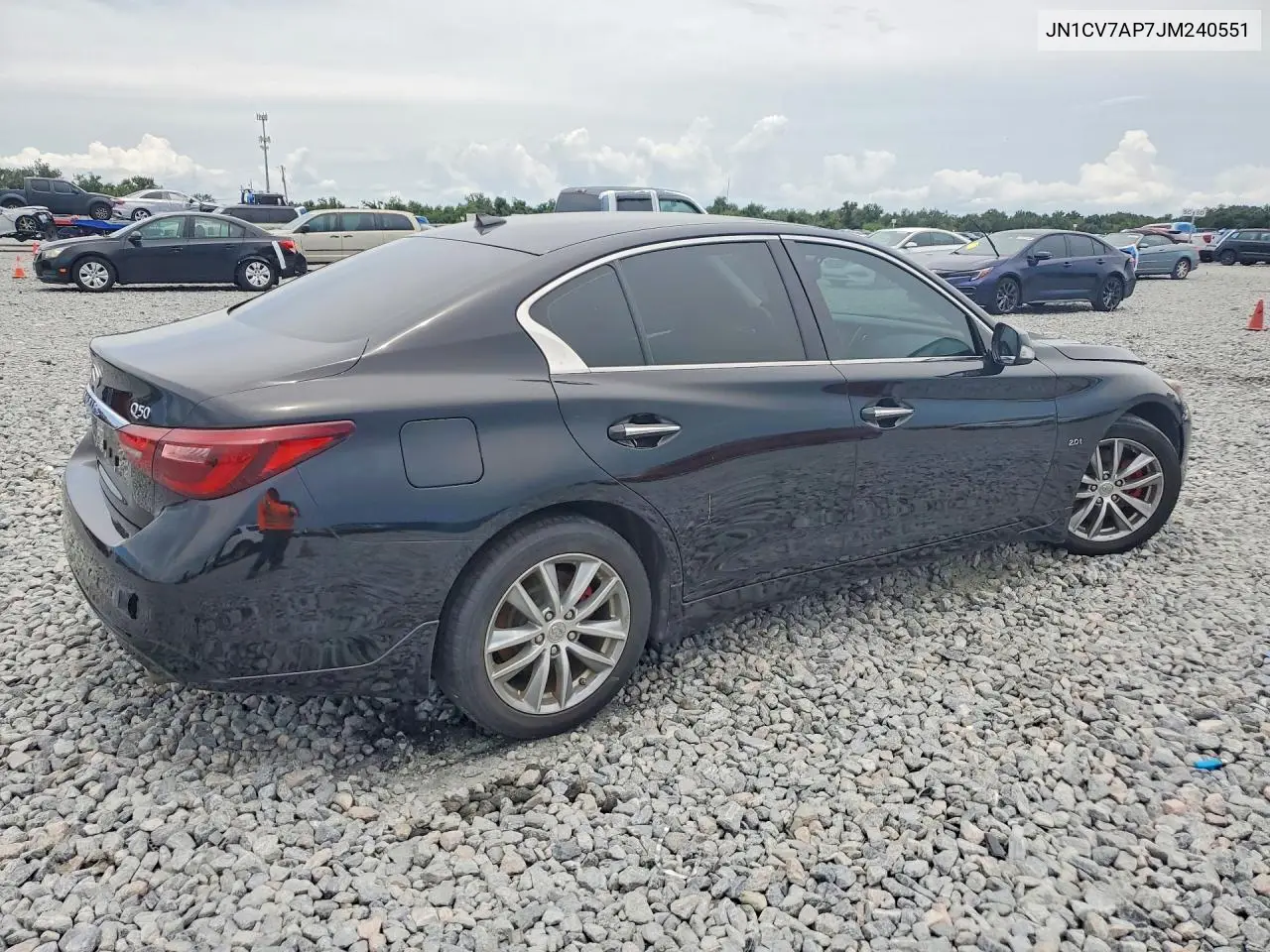 2018 Infiniti Q50 2.0T Luxe VIN: JN1CV7AP7JM240551 Lot: 61392686