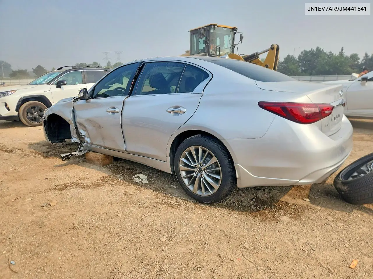 2018 Infiniti Q50 3.0T Luxe VIN: JN1EV7AR9JM441541 Lot: 61396326
