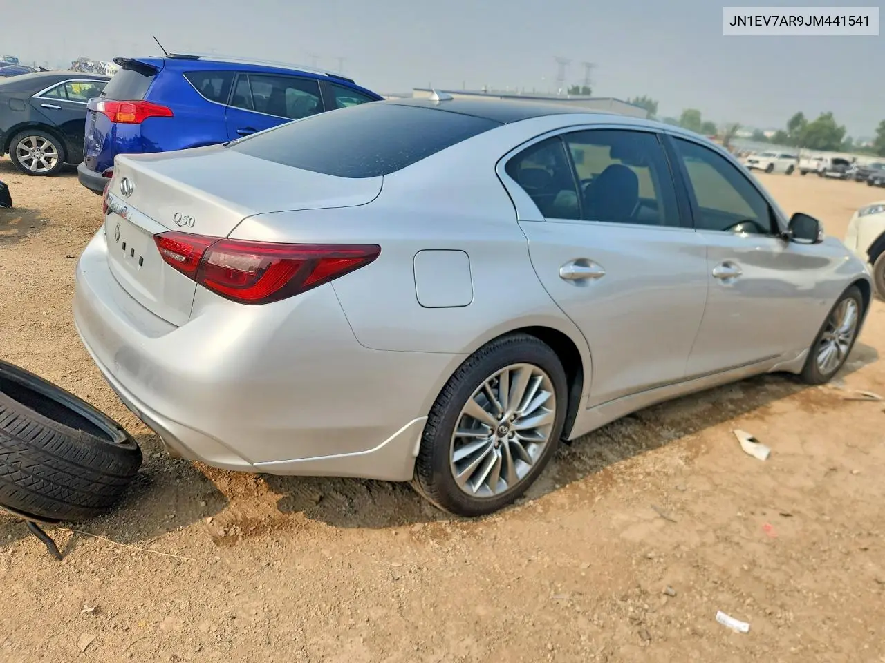 2018 Infiniti Q50 3.0T Luxe VIN: JN1EV7AR9JM441541 Lot: 61396326