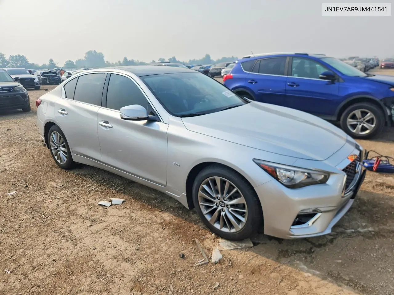 2018 Infiniti Q50 3.0T Luxe VIN: JN1EV7AR9JM441541 Lot: 61396326