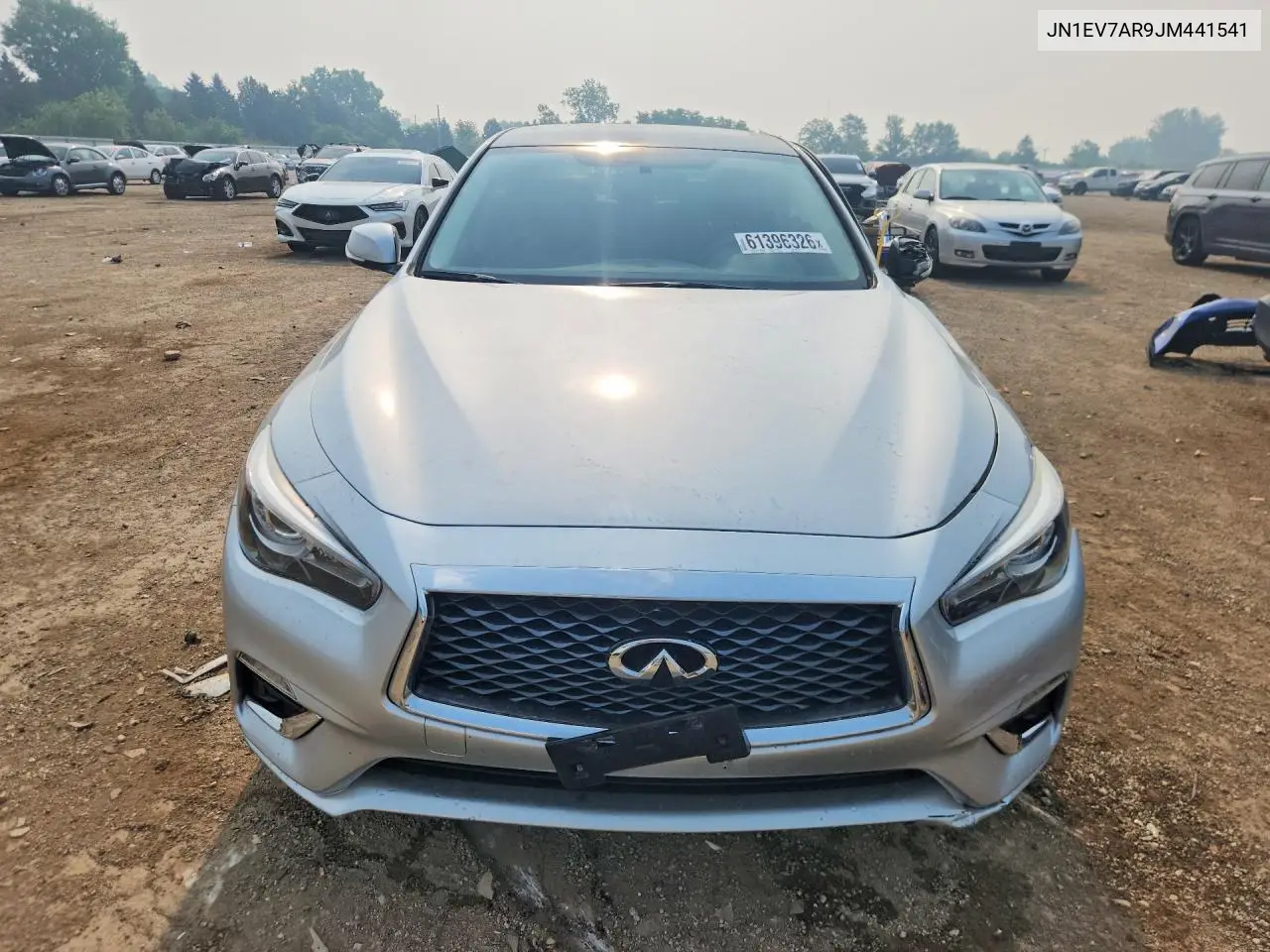 2018 Infiniti Q50 3.0T Luxe VIN: JN1EV7AR9JM441541 Lot: 61396326