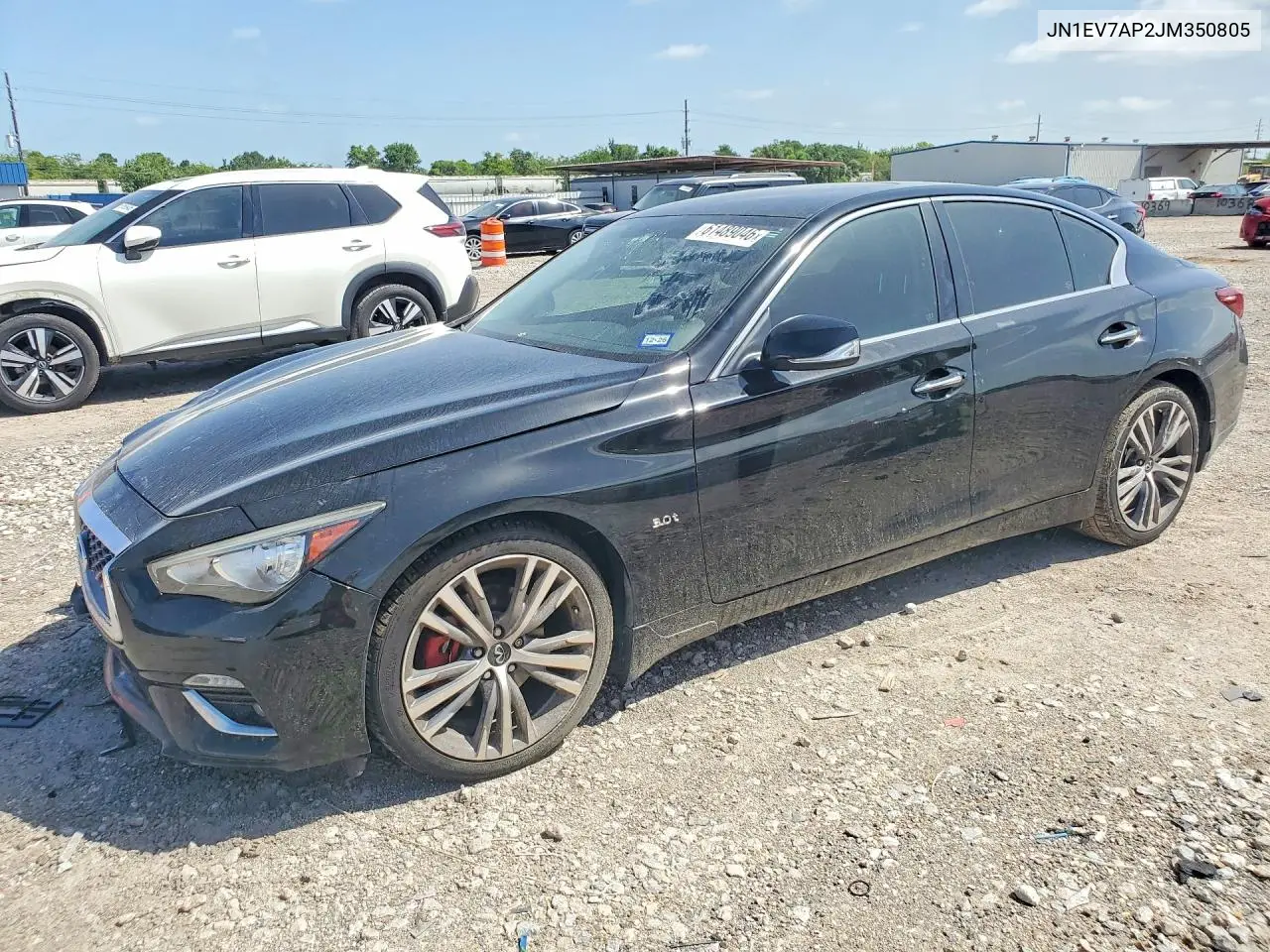 2018 Infiniti Q50 3.0T Luxe VIN: JN1EV7AP2JM350805 Lot: 61489046