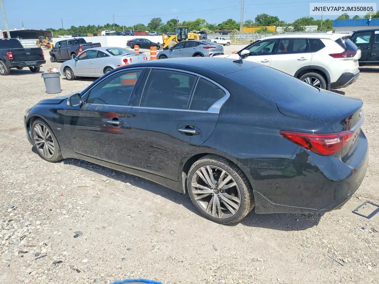 2018 Infiniti Q50 3.0T Luxe VIN: JN1EV7AP2JM350805 Lot: 61489046