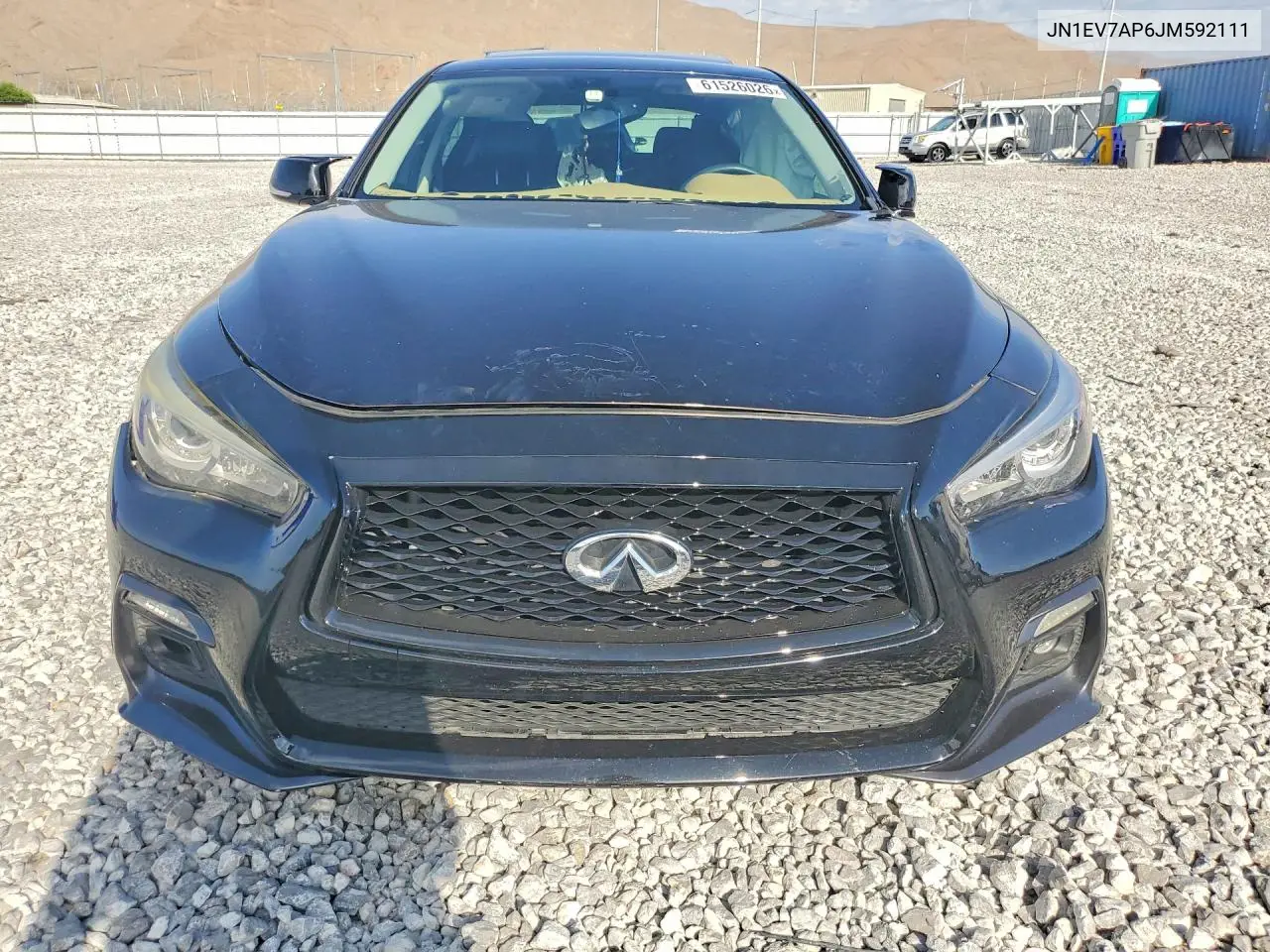 2018 Infiniti Q50 3.0T Luxe VIN: JN1EV7AP6JM592111 Lot: 61526026