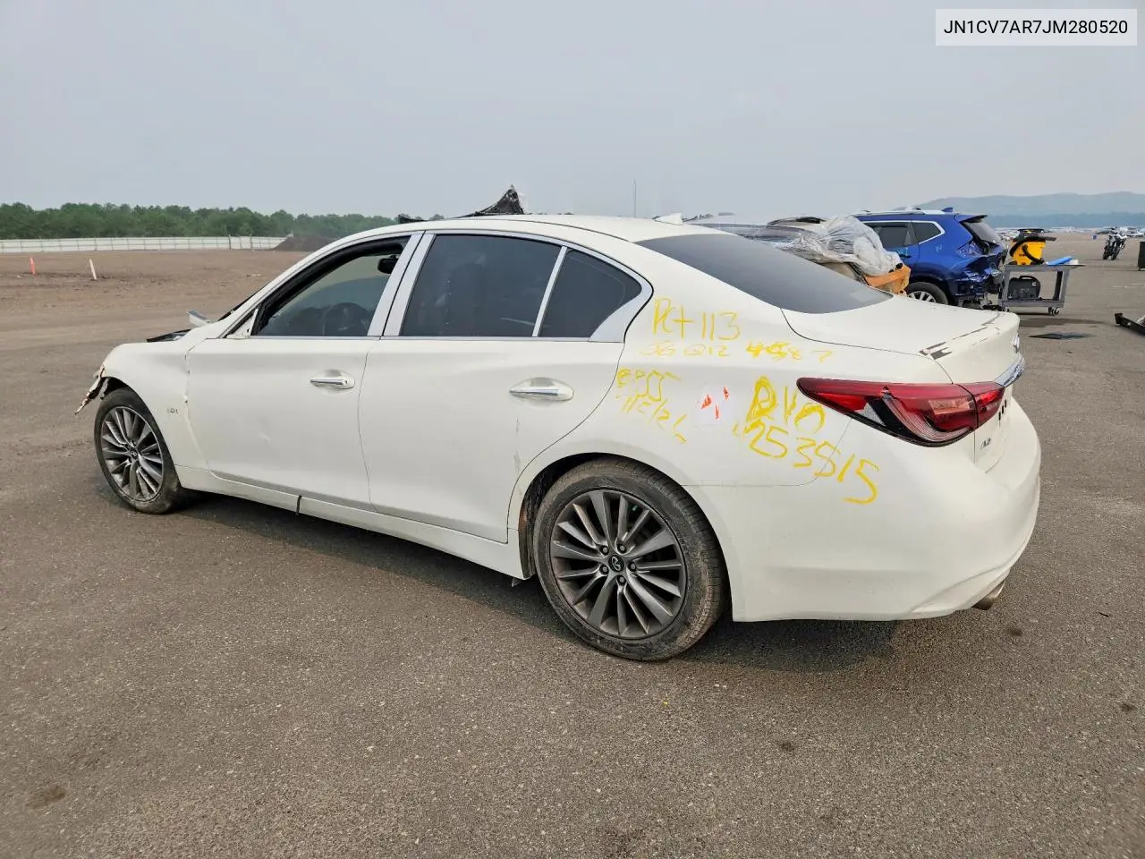 2018 Infiniti Q50 2.0T Luxe VIN: JN1CV7AR7JM280520 Lot: 61575176