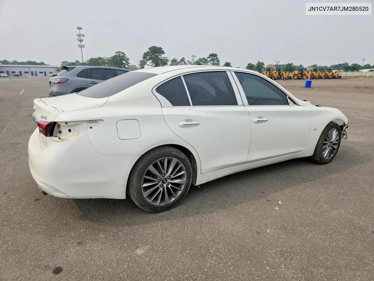 2018 Infiniti Q50 2.0T Luxe VIN: JN1CV7AR7JM280520 Lot: 61575176