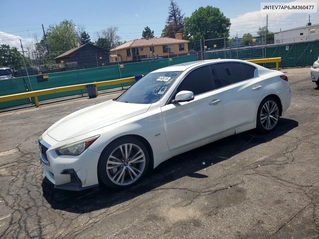 2018 Infiniti Q50 3.0T Sport VIN: JN1EV7AP6JM360477 Lot: 61626716