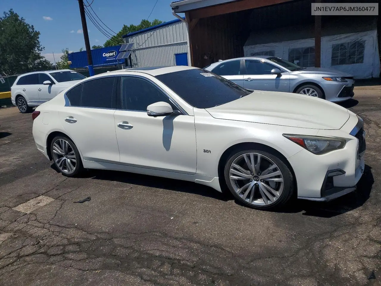 2018 Infiniti Q50 3.0T Sport VIN: JN1EV7AP6JM360477 Lot: 61626716