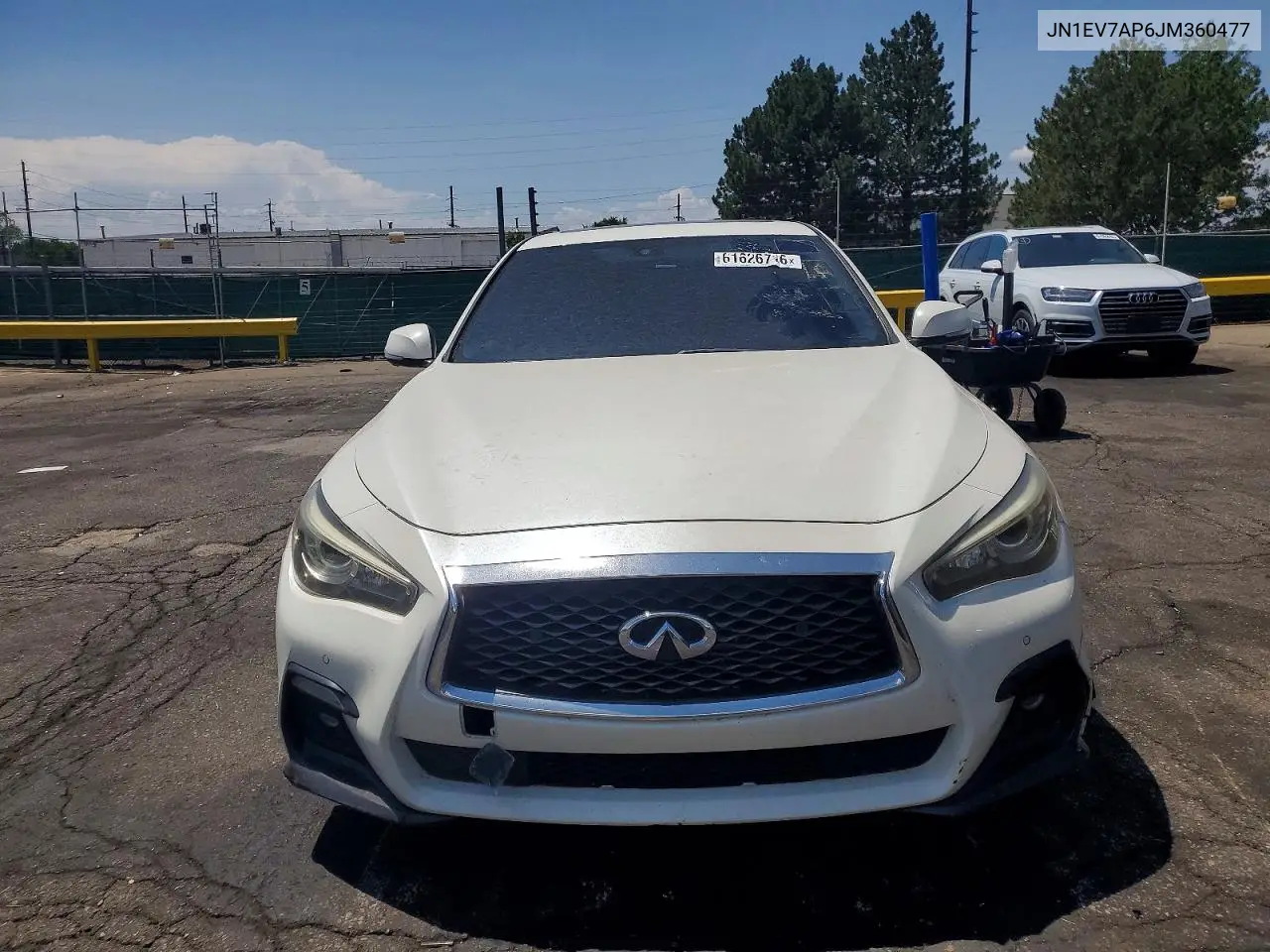2018 Infiniti Q50 3.0T Sport VIN: JN1EV7AP6JM360477 Lot: 61626716