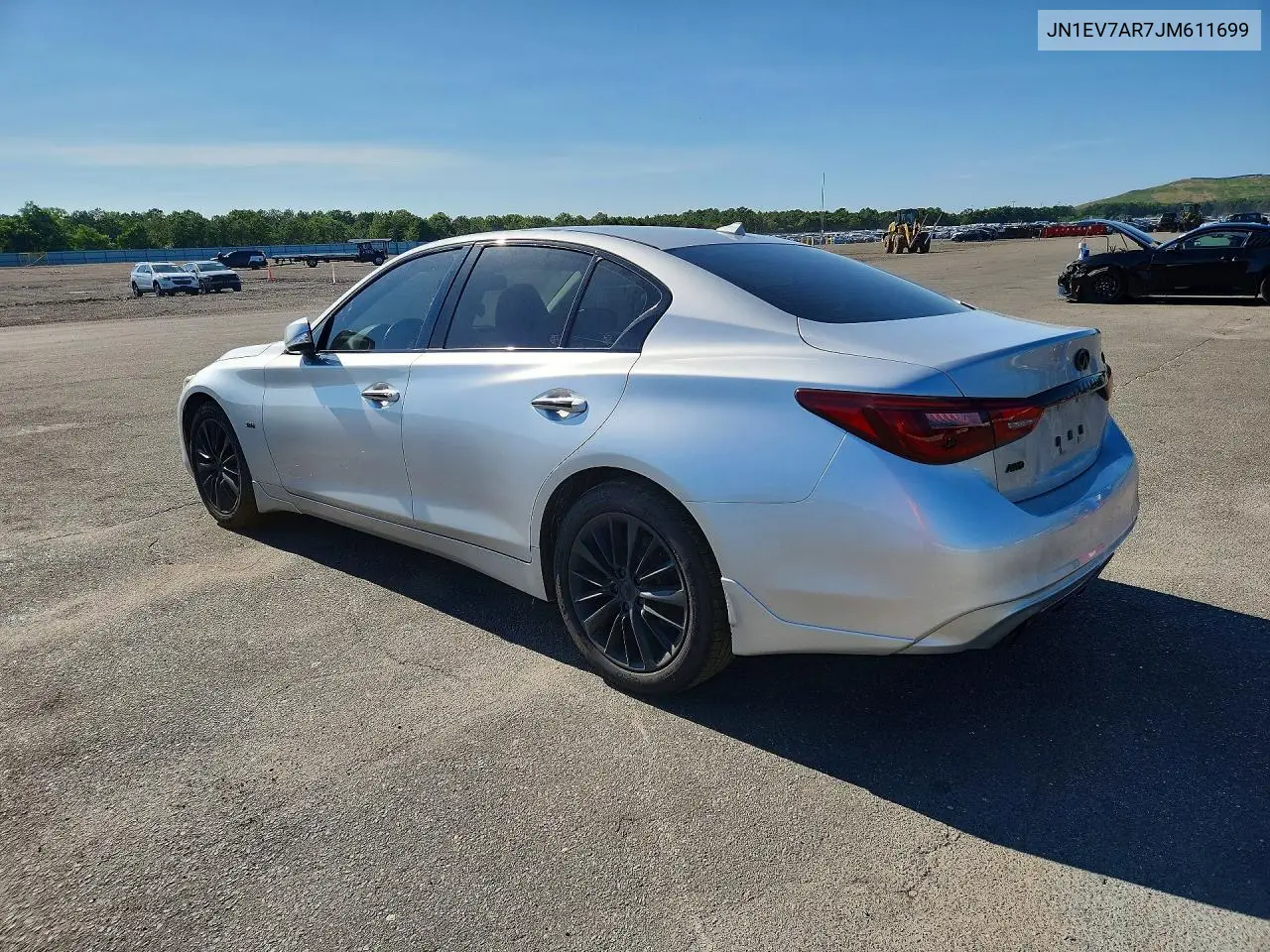 2018 Infiniti Q50 3.0T Luxe VIN: JN1EV7AR7JM611699 Lot: 61741956