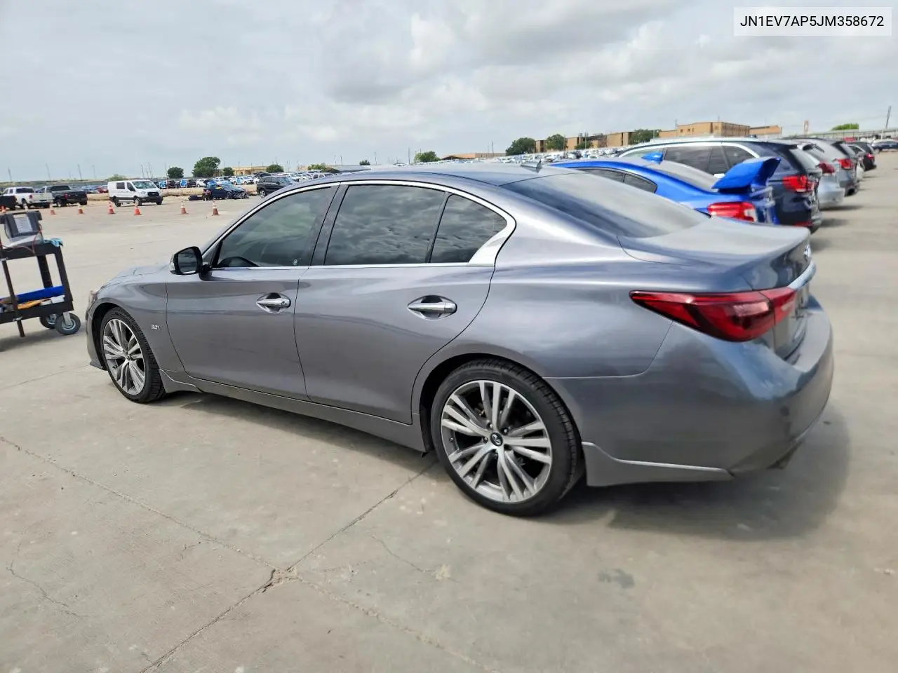 2018 Infiniti Q50 3.0T Sport VIN: JN1EV7AP5JM358672 Lot: 61742116