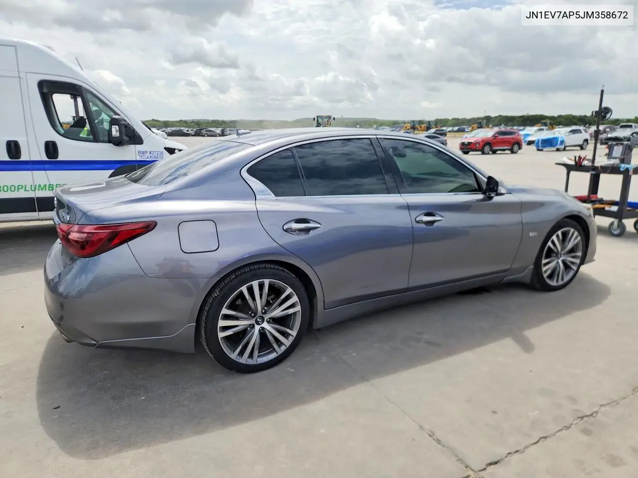 2018 Infiniti Q50 3.0T Sport VIN: JN1EV7AP5JM358672 Lot: 61742116