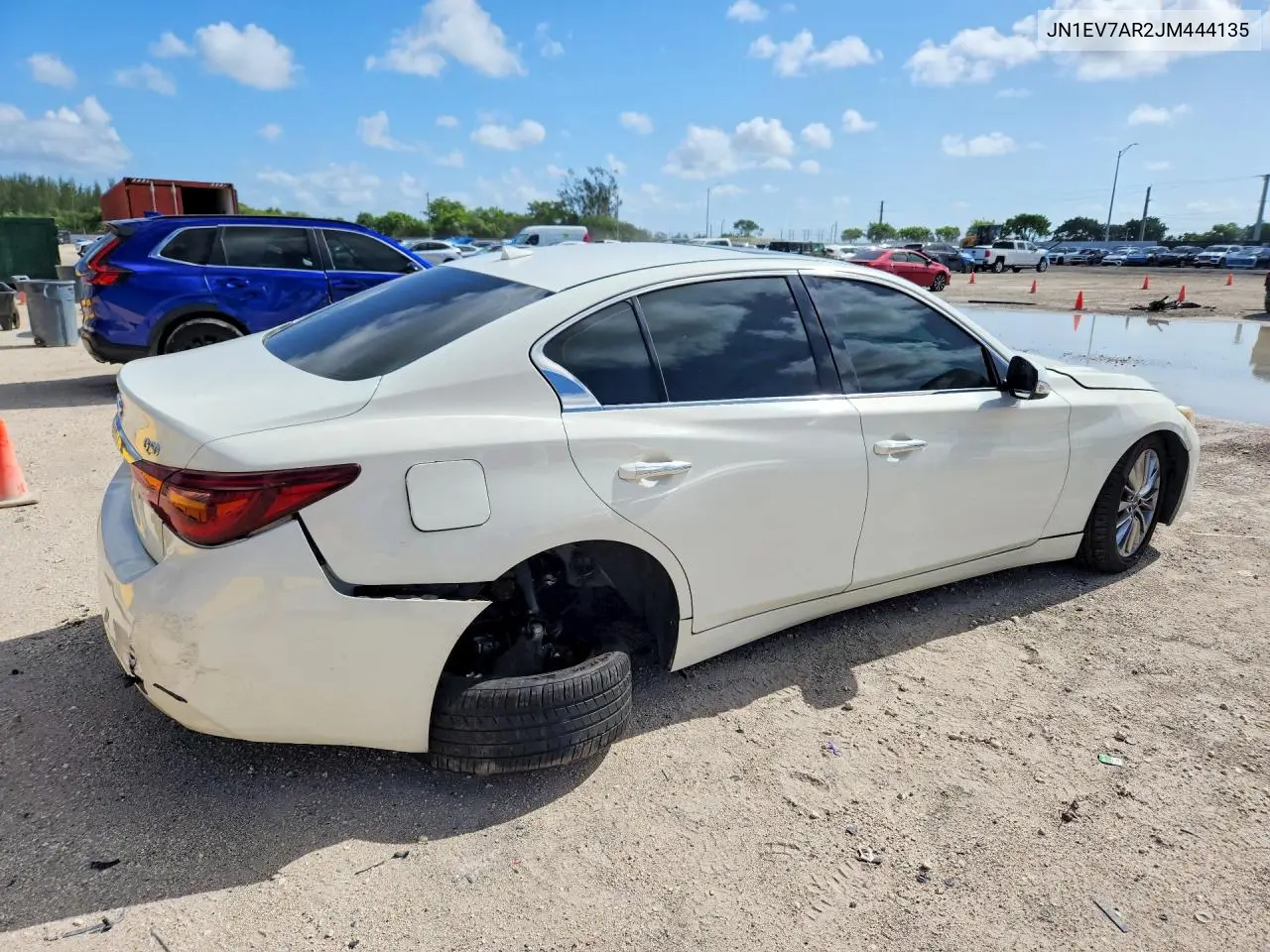 2018 Infiniti Q50 3.0T Luxe VIN: JN1EV7AR2JM444135 Lot: 61782406