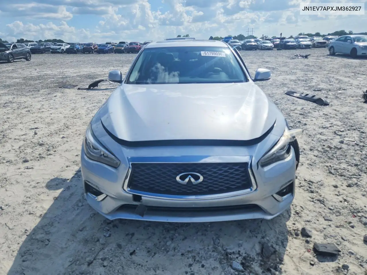 2018 Infiniti Q50 3.0T Luxe VIN: JN1EV7APXJM362927 Lot: 61799096