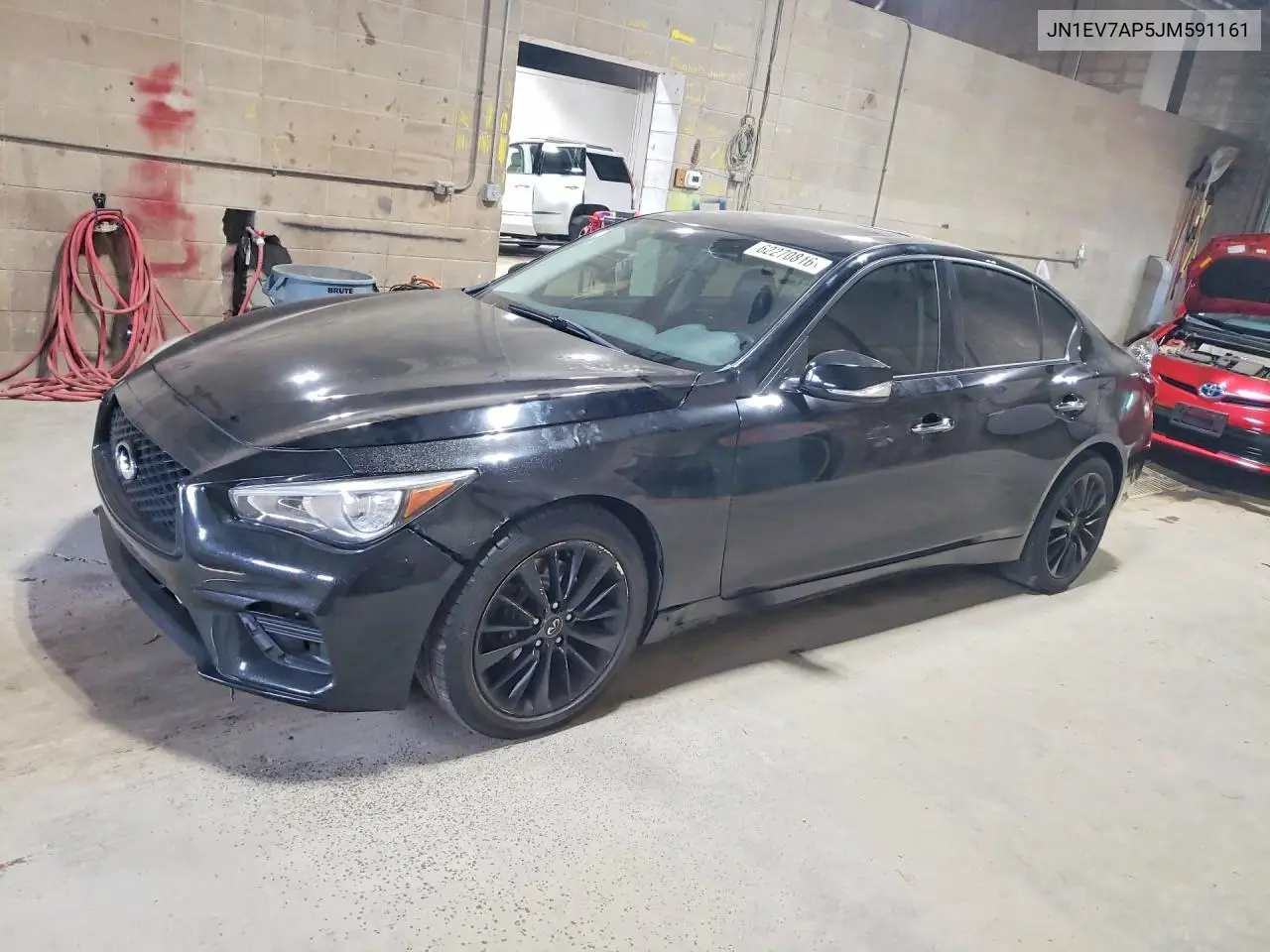 2018 Infiniti Q50 3.0T Luxe VIN: JN1EV7AP5JM591161 Lot: 62270816