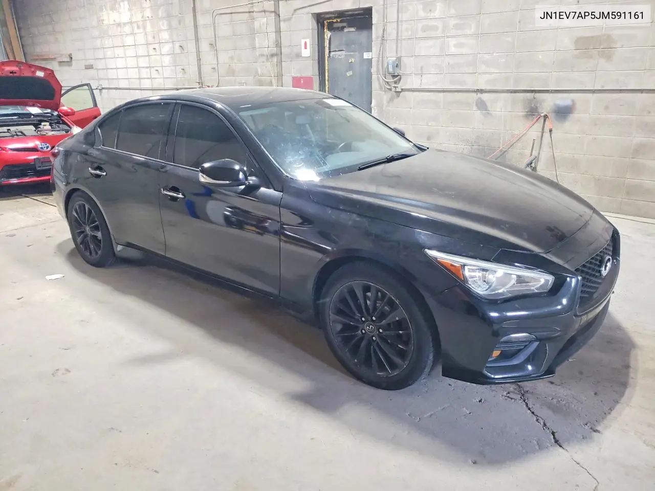2018 Infiniti Q50 3.0T Luxe VIN: JN1EV7AP5JM591161 Lot: 62270816