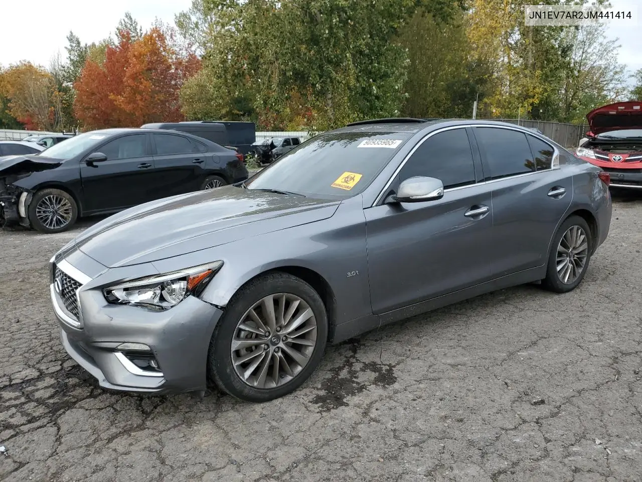 JN1EV7AR2JM441414 2018 Infiniti Q50 3.0T Luxe