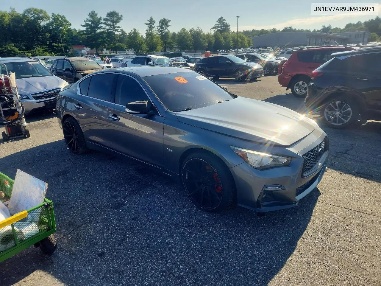 2018 Infiniti Q50 Luxe VIN: JN1EV7AR9JM436971 Lot: 91780535