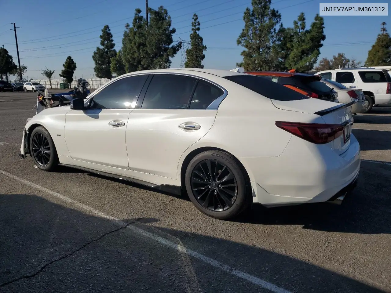 JN1EV7AP1JM361312 2018 Infiniti Q50 Luxe