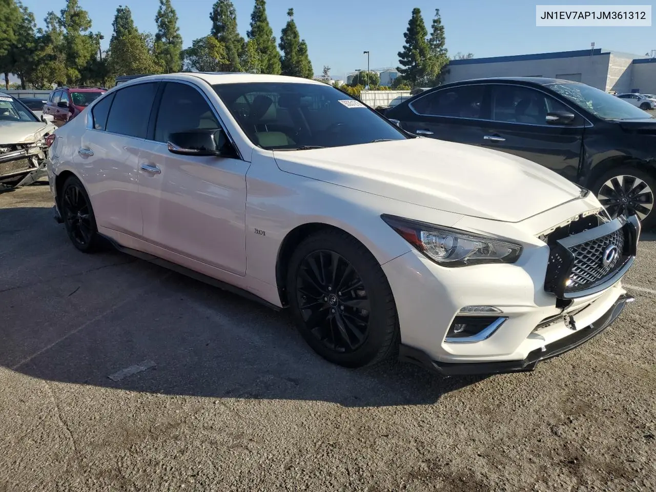 JN1EV7AP1JM361312 2018 Infiniti Q50 Luxe