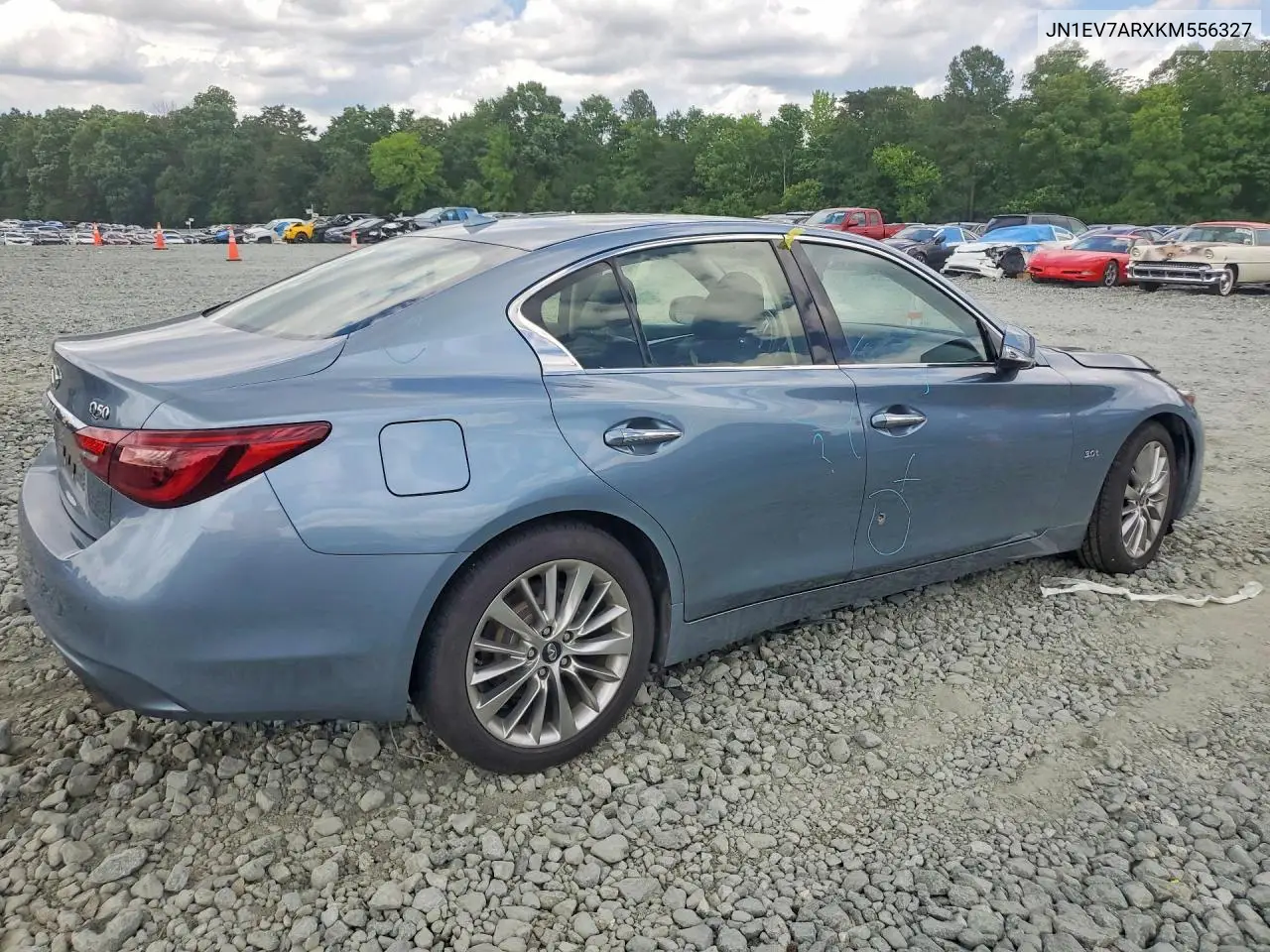 2019 Infiniti Q50 3.0T Luxe VIN: JN1EV7ARXKM556327 Lot: 54831706