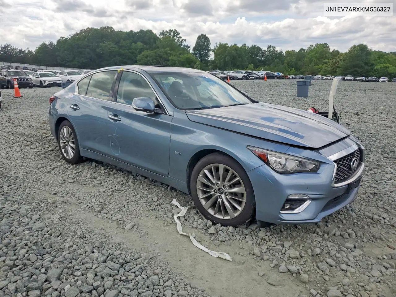 2019 Infiniti Q50 3.0T Luxe VIN: JN1EV7ARXKM556327 Lot: 54831706