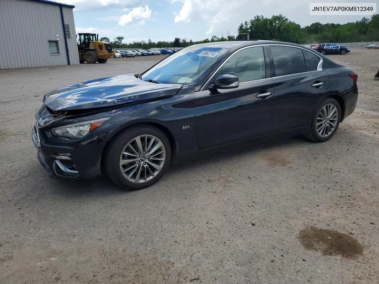 2019 Infiniti Q50 3.0T Luxe VIN: JN1EV7AP0KM512349 Lot: 56962216