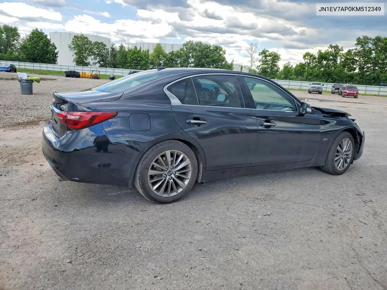 2019 Infiniti Q50 3.0T Luxe VIN: JN1EV7AP0KM512349 Lot: 56962216