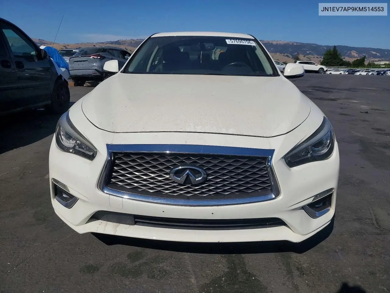2019 Infiniti Q50 3.0T Luxe VIN: JN1EV7AP9KM514553 Lot: 57690796