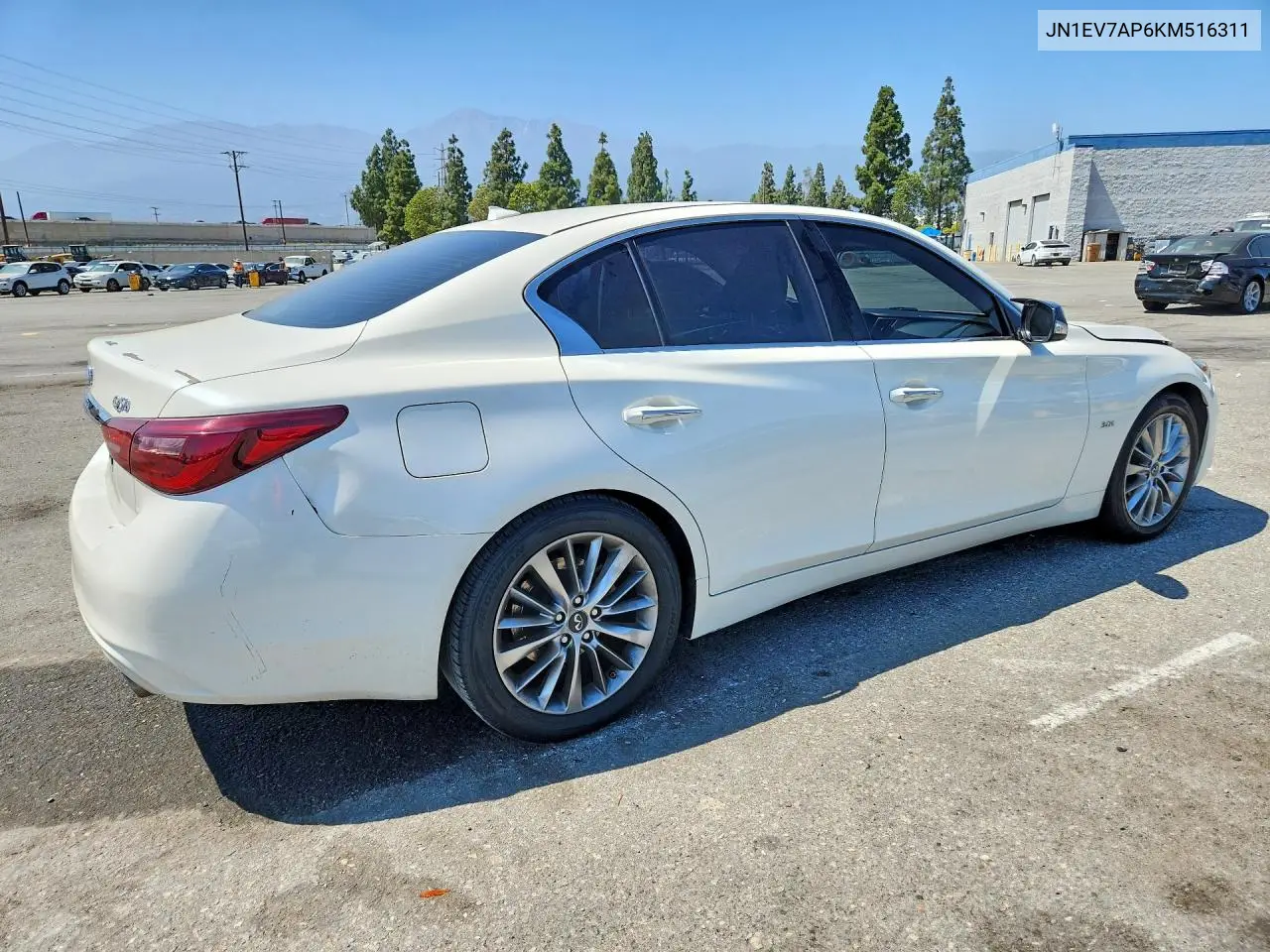 2019 Infiniti Q50 3.0T Luxe VIN: JN1EV7AP6KM516311 Lot: 58052526