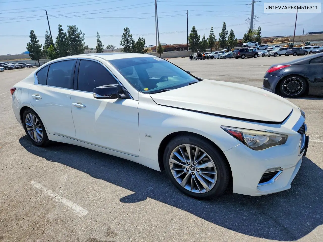 2019 Infiniti Q50 3.0T Luxe VIN: JN1EV7AP6KM516311 Lot: 58052526