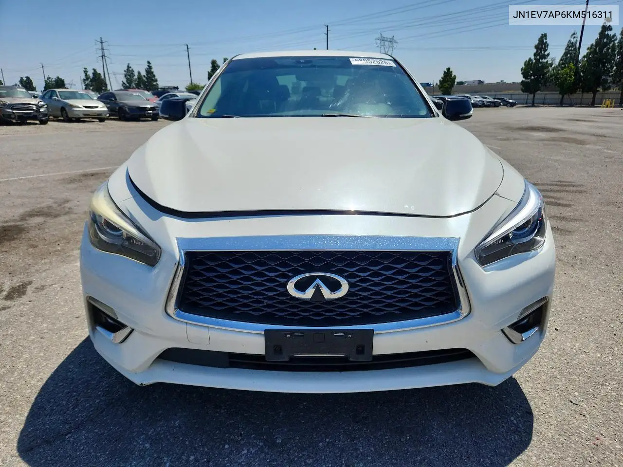 2019 Infiniti Q50 3.0T Luxe VIN: JN1EV7AP6KM516311 Lot: 58052526