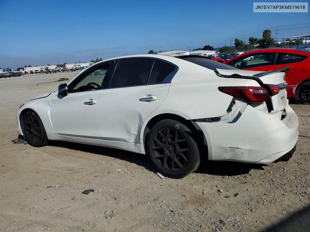 2019 Infiniti Q50 3.0T Luxe VIN: JN1EV7AP3KM519618 Lot: 59401816