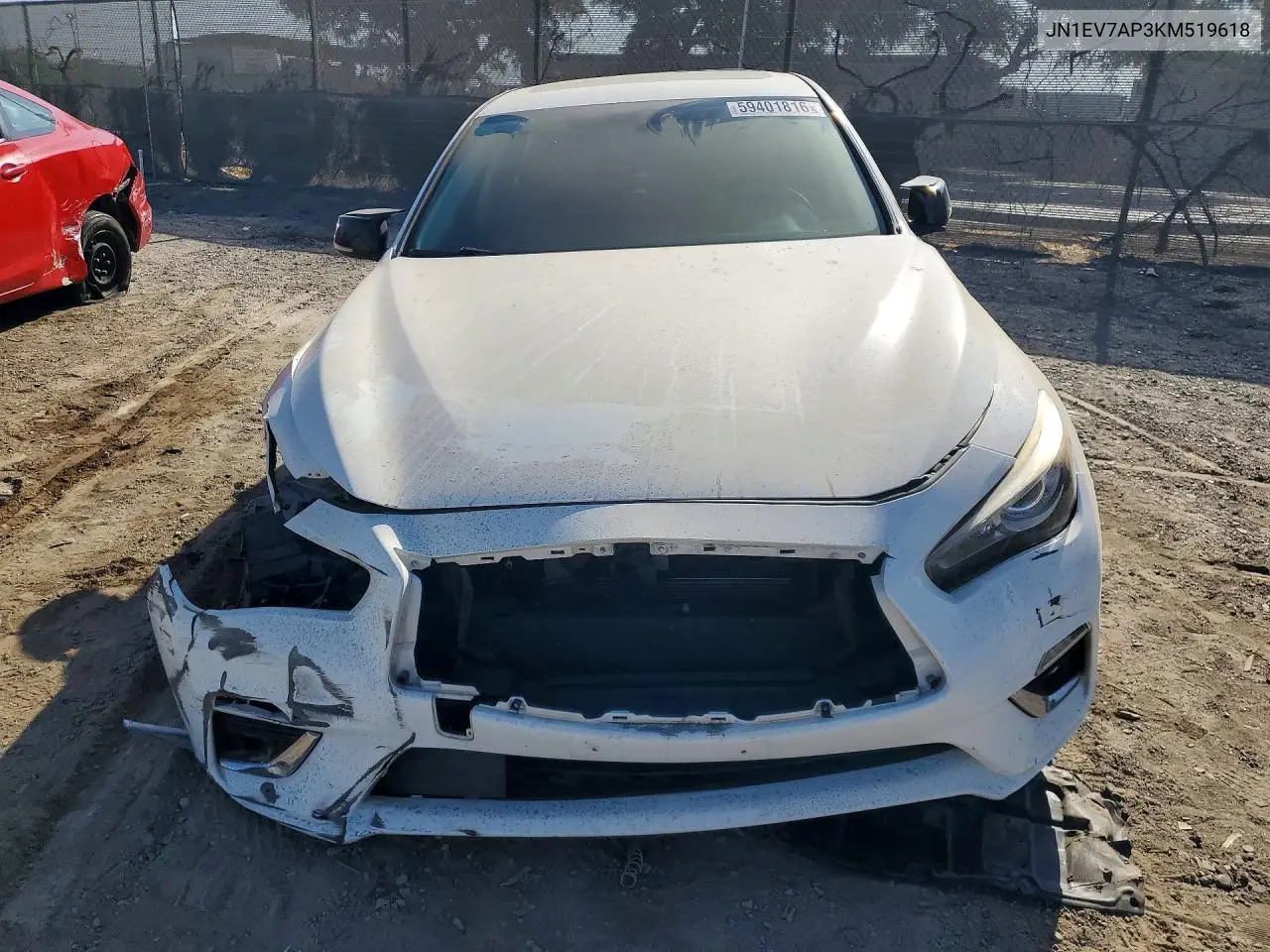 2019 Infiniti Q50 3.0T Luxe VIN: JN1EV7AP3KM519618 Lot: 59401816