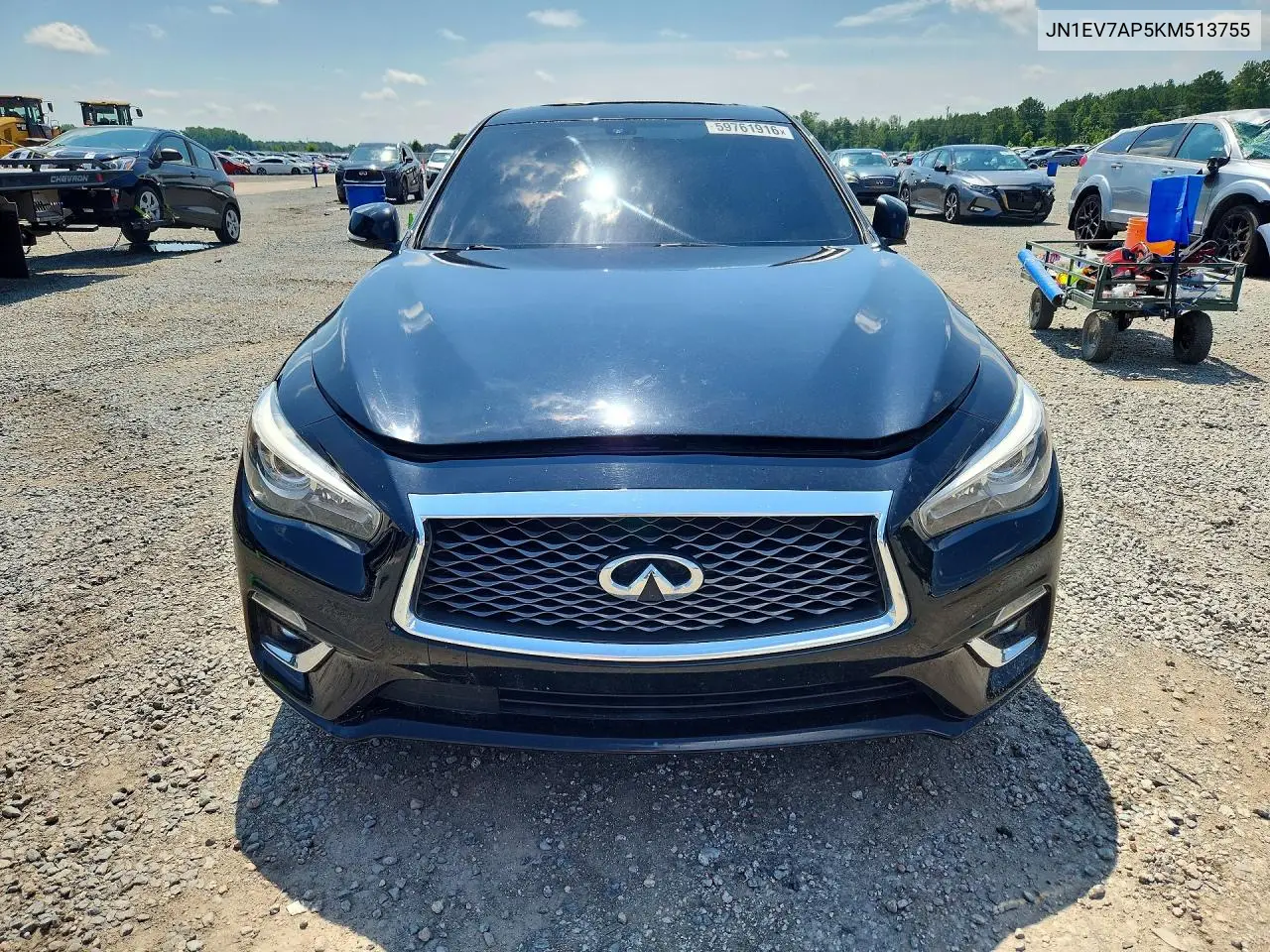 2019 Infiniti Q50 3.0T Luxe VIN: JN1EV7AP5KM513755 Lot: 59761916
