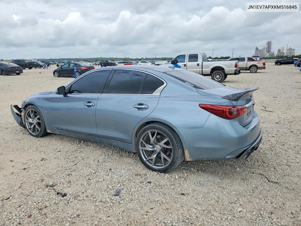 2019 Infiniti Q50 3.0T Luxe VIN: JN1EV7APXKM516845 Lot: 60771726