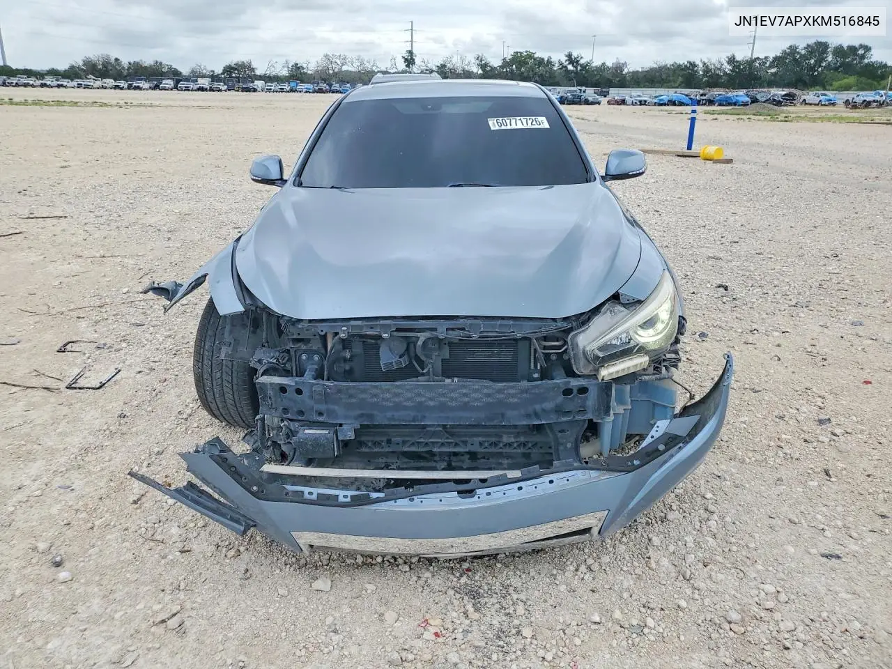2019 Infiniti Q50 3.0T Luxe VIN: JN1EV7APXKM516845 Lot: 60771726