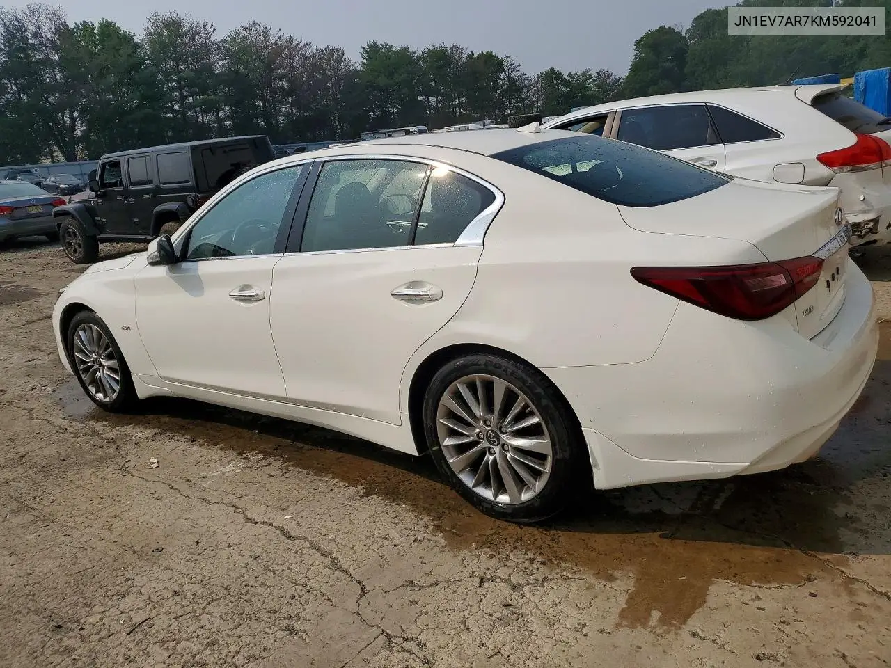 2019 Infiniti Q50 3.0T Luxe VIN: JN1EV7AR7KM592041 Lot: 61169766