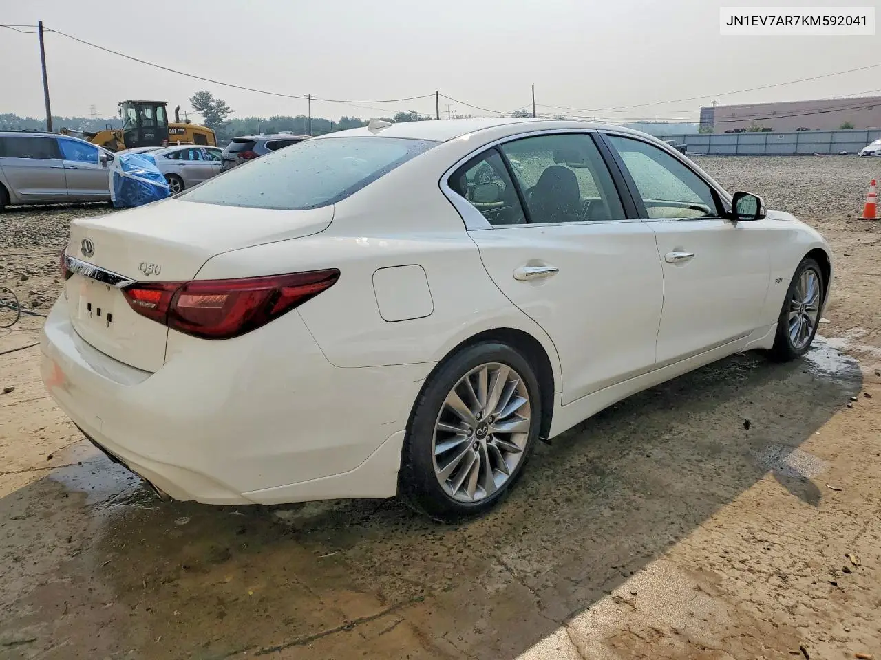 2019 Infiniti Q50 3.0T Luxe VIN: JN1EV7AR7KM592041 Lot: 61169766