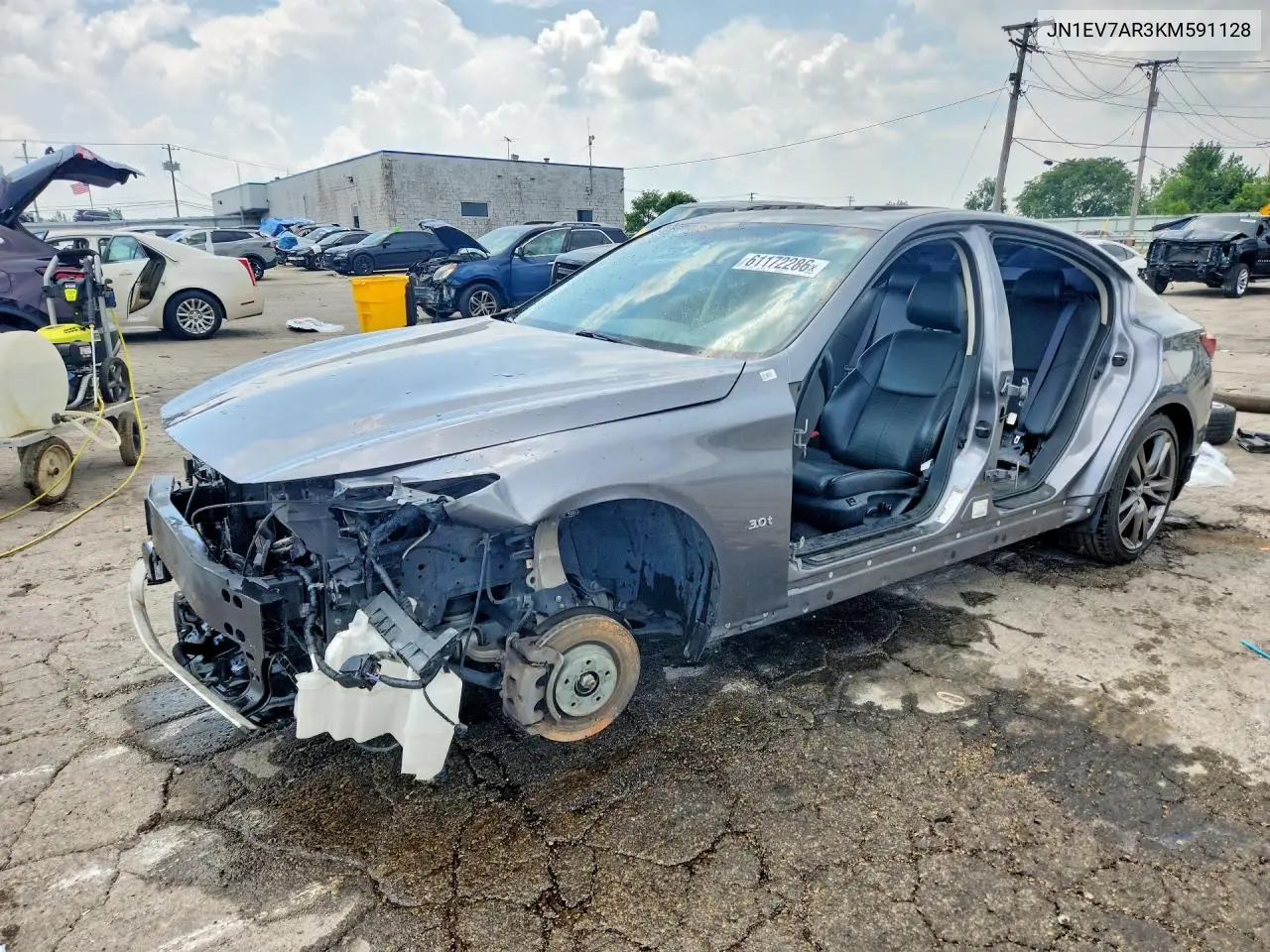 2019 Infiniti Q50 3.0T Signature Edition VIN: JN1EV7AR3KM591128 Lot: 61172286