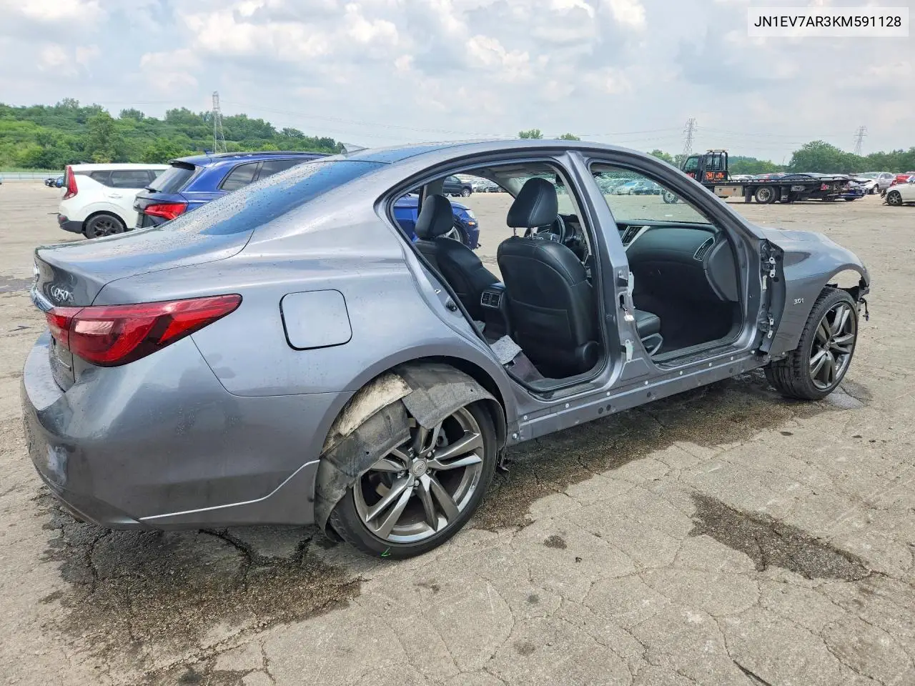 2019 Infiniti Q50 3.0T Signature Edition VIN: JN1EV7AR3KM591128 Lot: 61172286