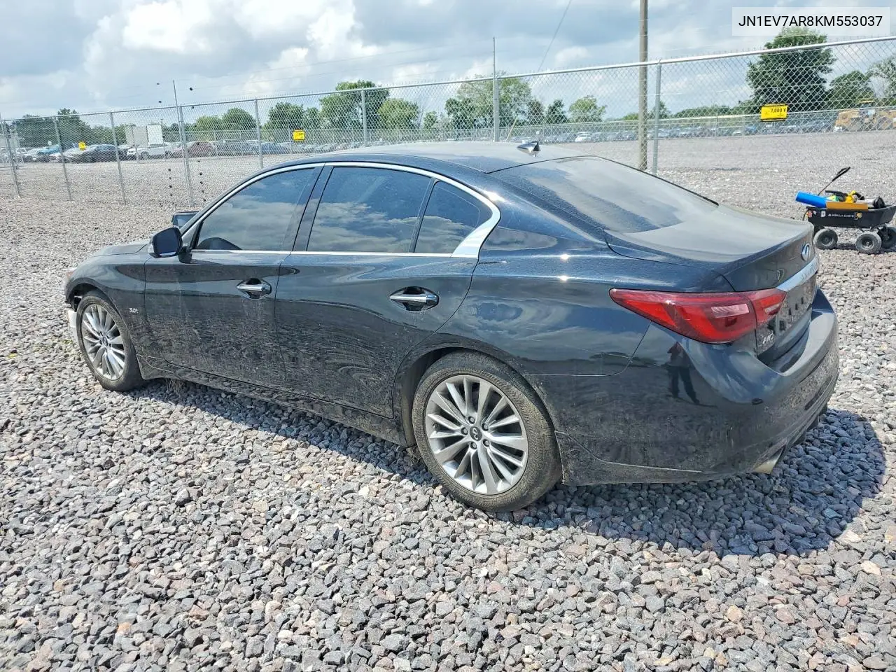 2019 Infiniti Q50 3.0T Luxe VIN: JN1EV7AR8KM553037 Lot: 61384456