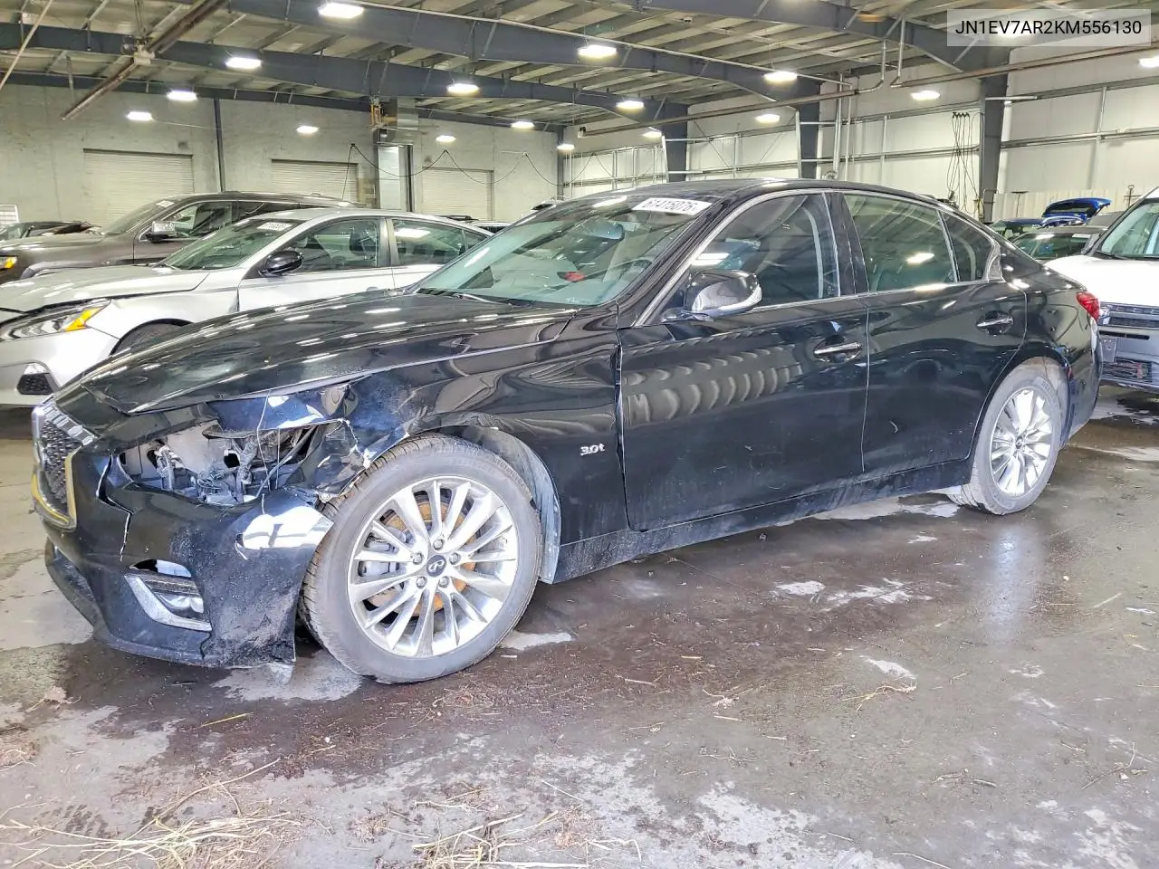 2019 Infiniti Q50 3.0T Luxe VIN: JN1EV7AR2KM556130 Lot: 61415076