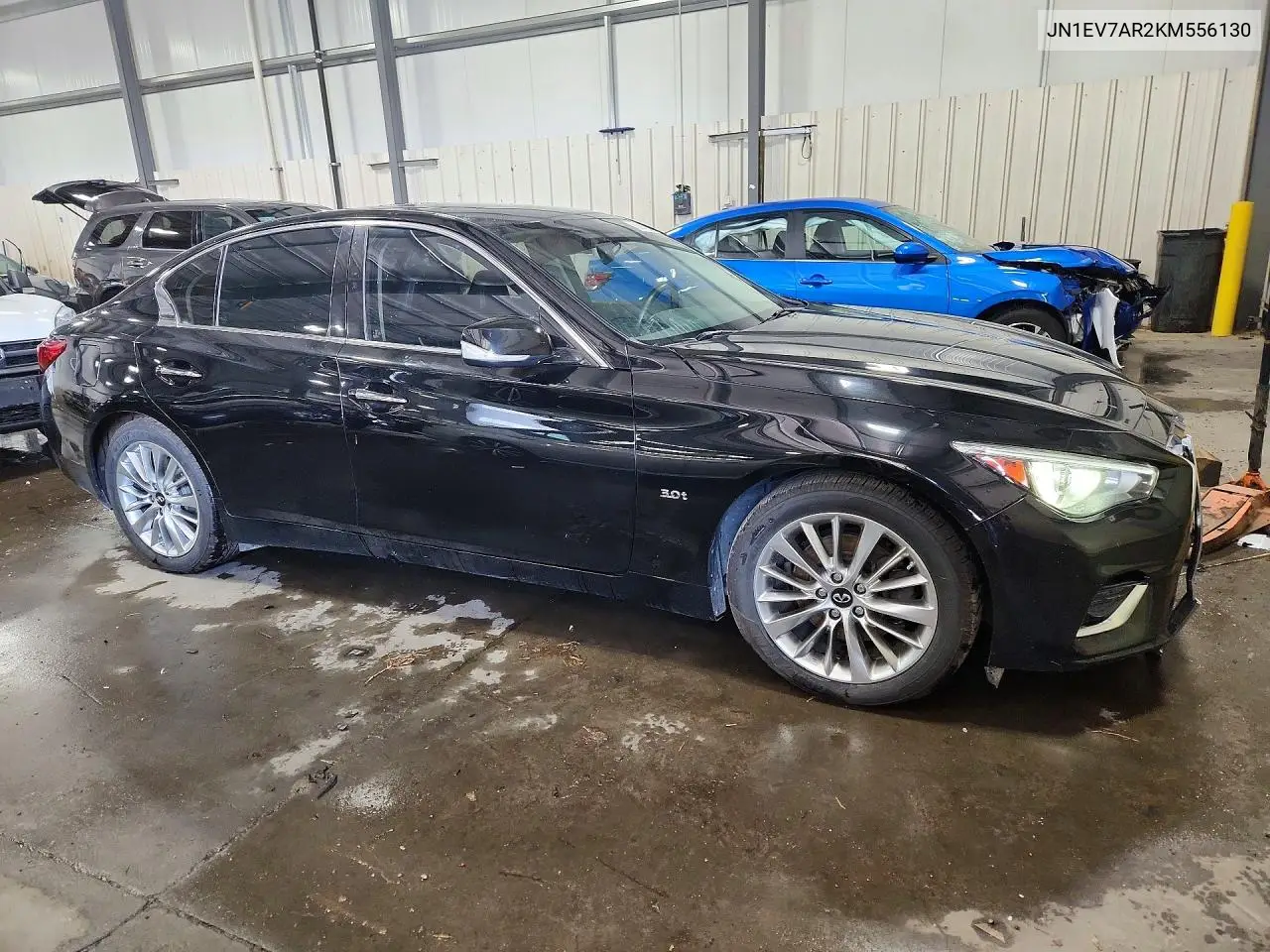 2019 Infiniti Q50 3.0T Luxe VIN: JN1EV7AR2KM556130 Lot: 61415076