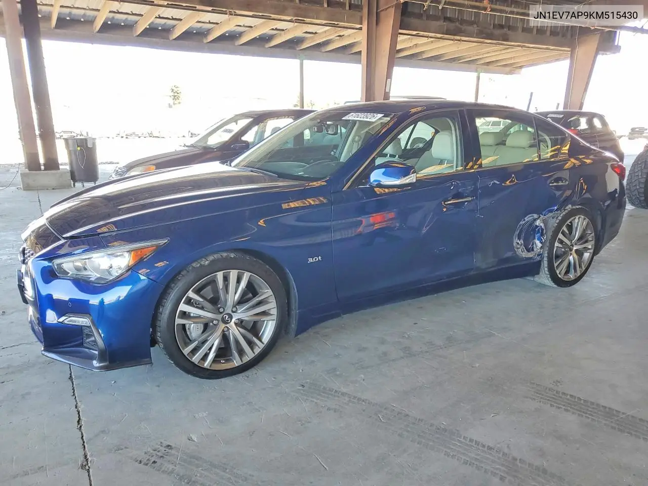 2019 Infiniti Q50 3.0T Sport VIN: JN1EV7AP9KM515430 Lot: 61623926