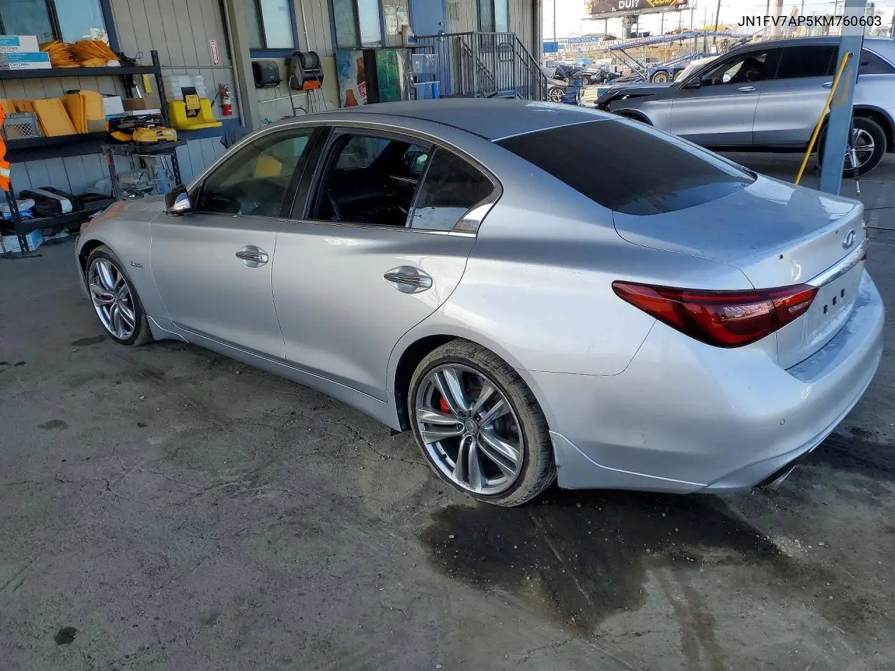 2019 Infiniti Q50 Red Sport 400 VIN: JN1FV7AP5KM760603 Lot: 61896546