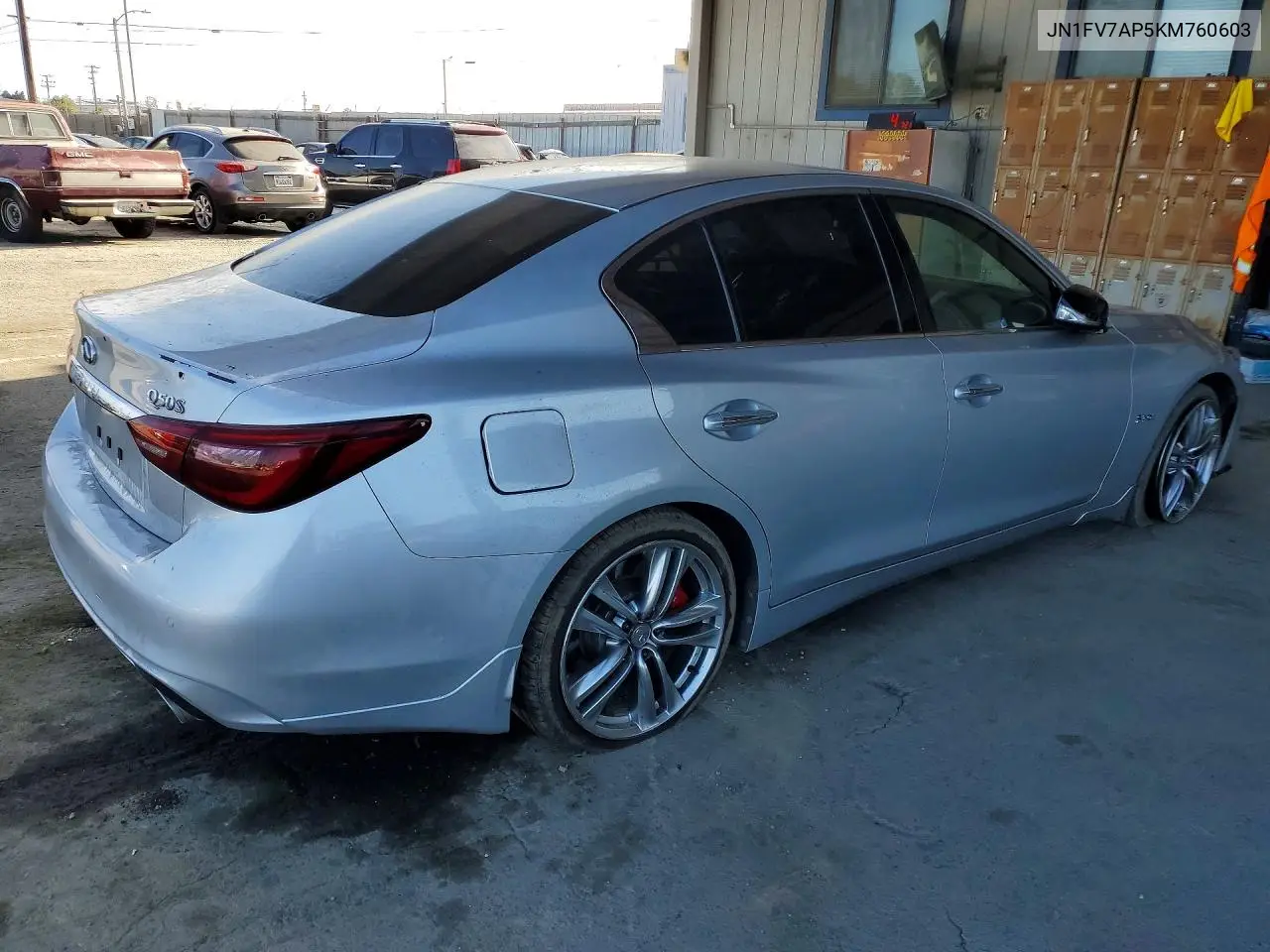 2019 Infiniti Q50 Red Sport 400 VIN: JN1FV7AP5KM760603 Lot: 61896546